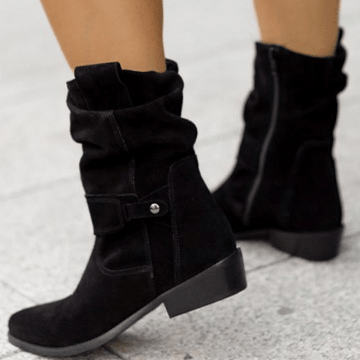 Caprina | Bottines Décontractées Femme | Fermeture Éclair - Looksy