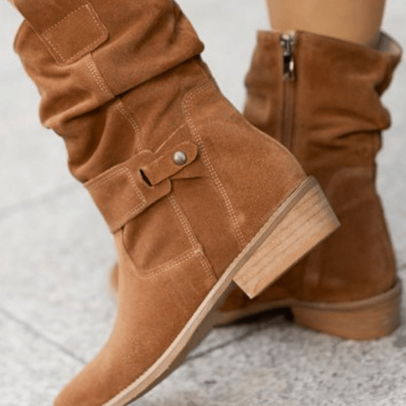 Caprina | Bottines Décontractées Femme | Fermeture Éclair - Looksy