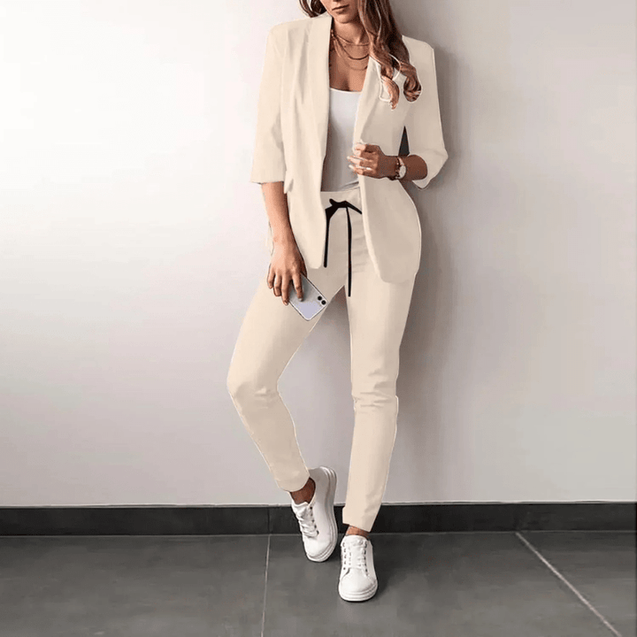 Céline | Ensemble Costume Décontracté Femme | Élégance Décontractée - Looksy