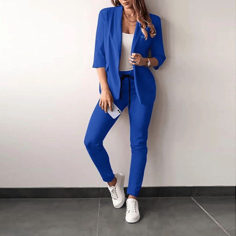 Céline | Ensemble Costume Décontracté Femme | Élégance Décontractée - Looksy