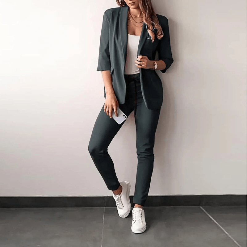 Céline | Ensemble Costume Décontracté Femme | Élégance Décontractée - Looksy