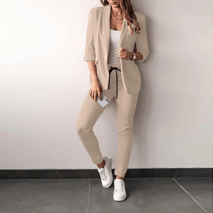 Céline | Ensemble Costume Décontracté Femme | Élégance Décontractée - Looksy