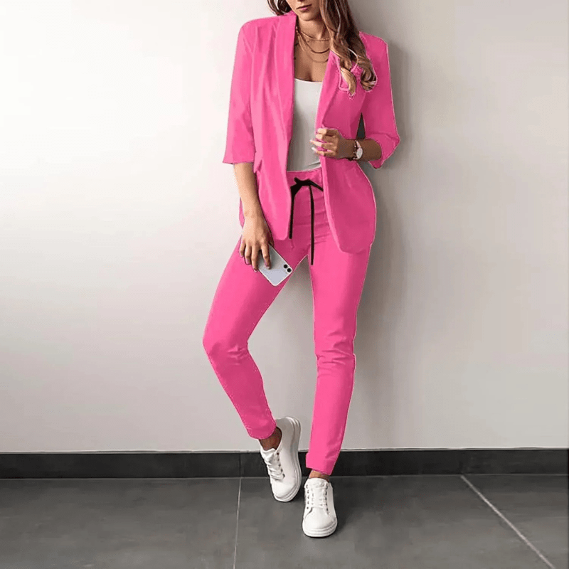 Céline | Ensemble Costume Décontracté Femme | Élégance Décontractée - Looksy
