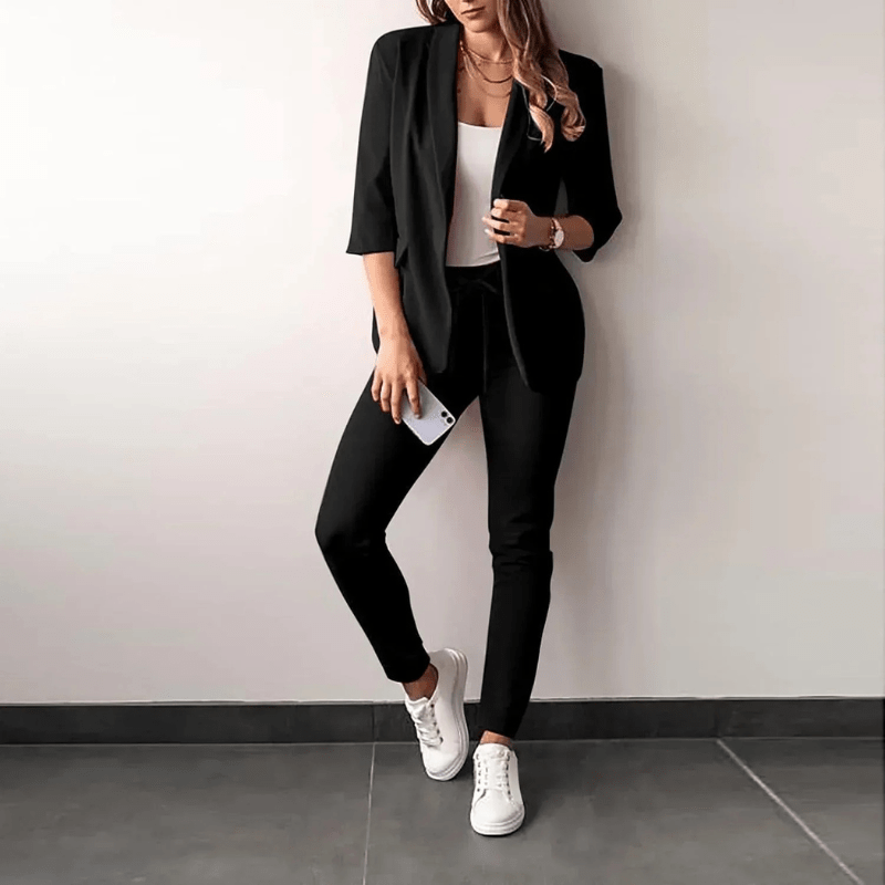 Céline | Ensemble Costume Décontracté Femme | Élégance Décontractée - Looksy
