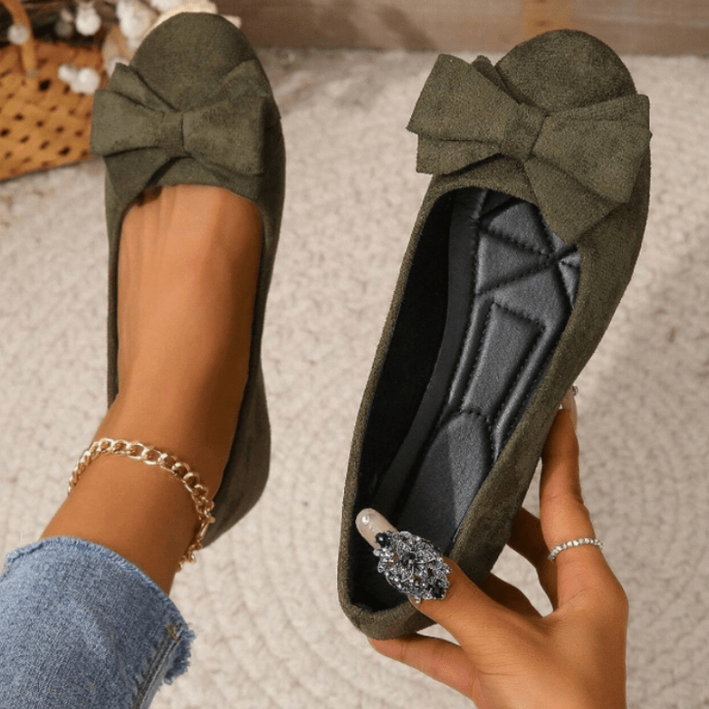 Ceres | Chaussures Élégantes et Confortables Avec Détail Nœud Pour Femme | Plates - Looksy