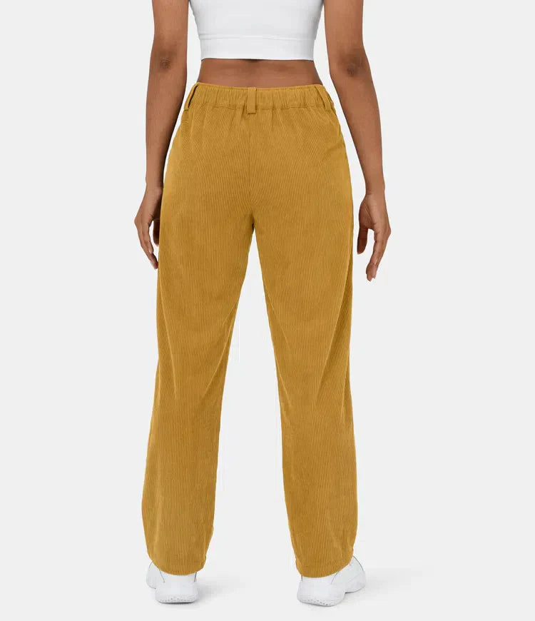 Nadia – Pantalon en velours côtelé femme | Vintage chic et confort absolu