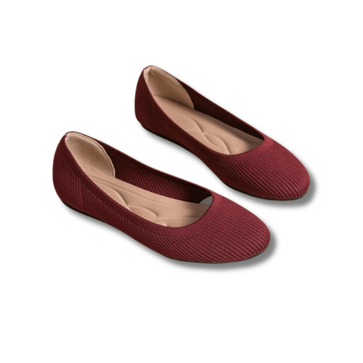 Clarisse | Chaussures En Maille Confortables Pour Femme | Plates - Looksy