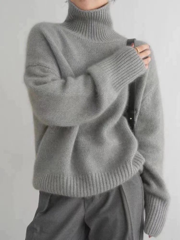 Pull Col Roulé Oversize – Édition Limitée | Chaleur & Élégance Assurées