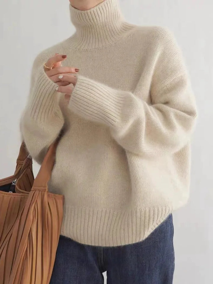 Pull Col Roulé Oversize – Édition Limitée | Chaleur & Élégance Assurées