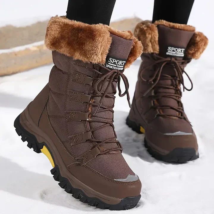 Bottes Hiver Fourrées Imperméables Confort Chaleur Antidérapantes