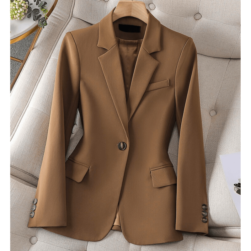 Demetra | Blazer Élégant Tailoré Pour Femme | Simple Boutonnage - Looksy