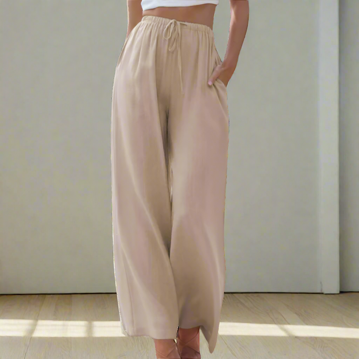 Pantalon Large Fluide : Confort Élégant & Silhouette Longiligne