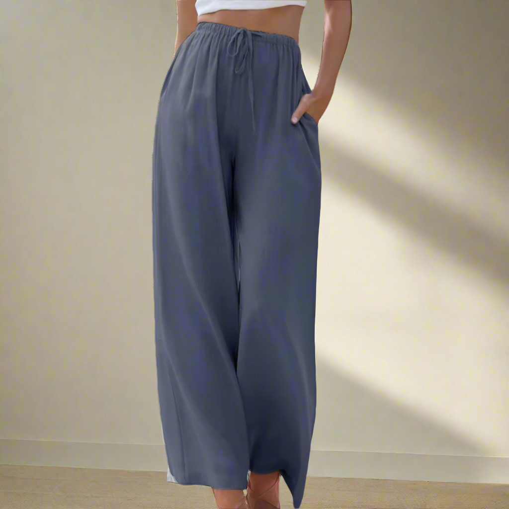 Pantalon Large Fluide : Confort Élégant & Silhouette Longiligne