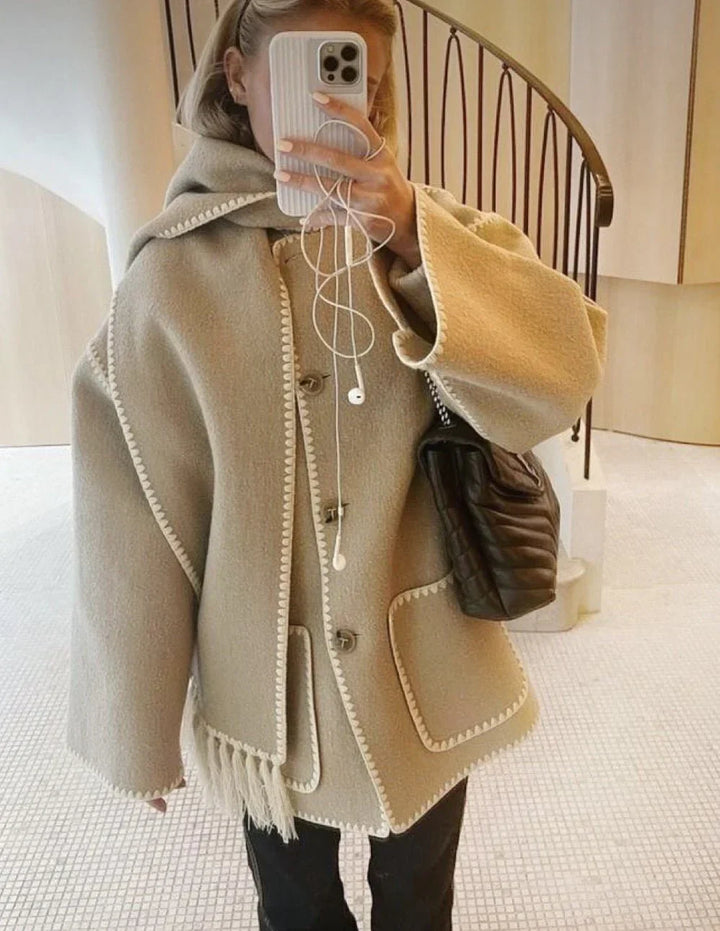 Manteau Cape Oversize Femme - Chic Élégant & Tendance