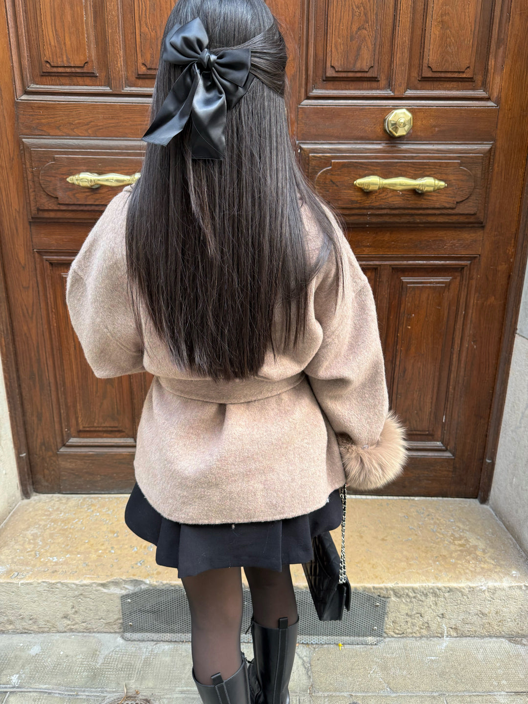 Cape Élégante Fausse Fourrure Chic Raffinée - Look Sophistiqué