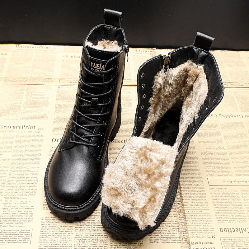 Églantine | Bottes d’Hiver Femme à Lacets | Doublure Chaleureuse - Looksy