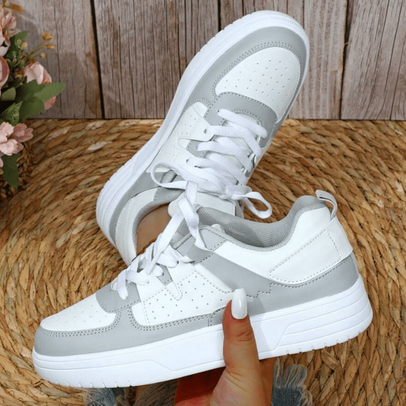 Elfrida | Baskets Décontractées Pastel À Lacets Pour Femme - Looksy