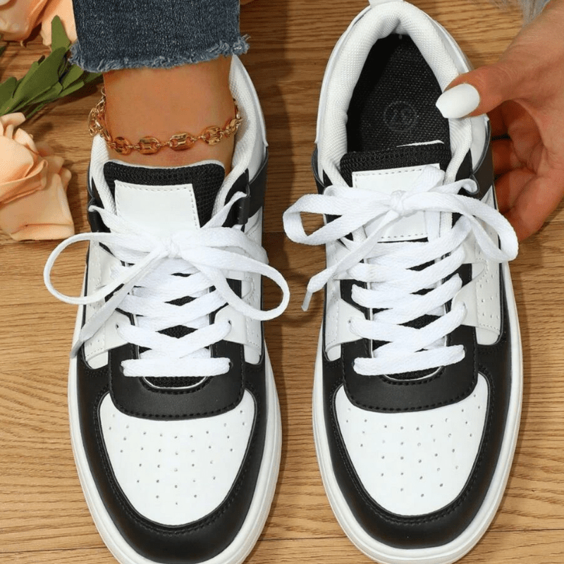 Elfrida | Baskets Décontractées Pastel À Lacets Pour Femme - Looksy