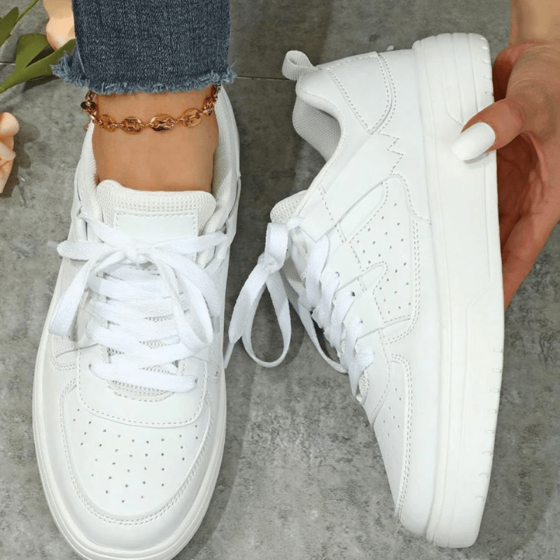 Elfrida | Baskets Décontractées Pastel À Lacets Pour Femme - Looksy