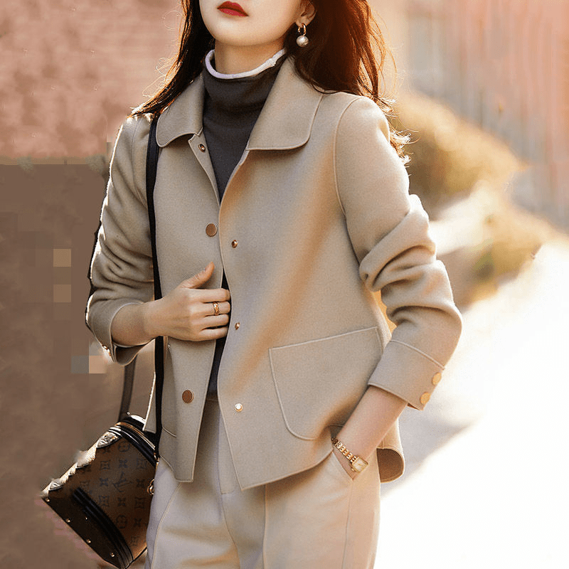 Élora | Veste Élégante Boutonnée Femme | Chaleur d’Hiver - Looksy