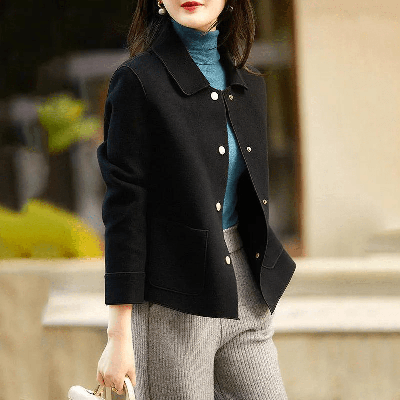 Élora | Veste Élégante Boutonnée Femme | Chaleur d’Hiver - Looksy