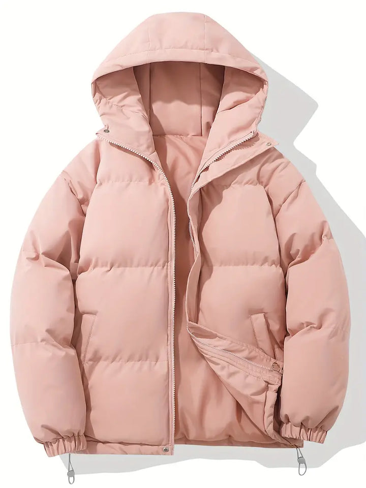 Doudoune Courte Matelassée Rose - Chaleur & Style Hivernal