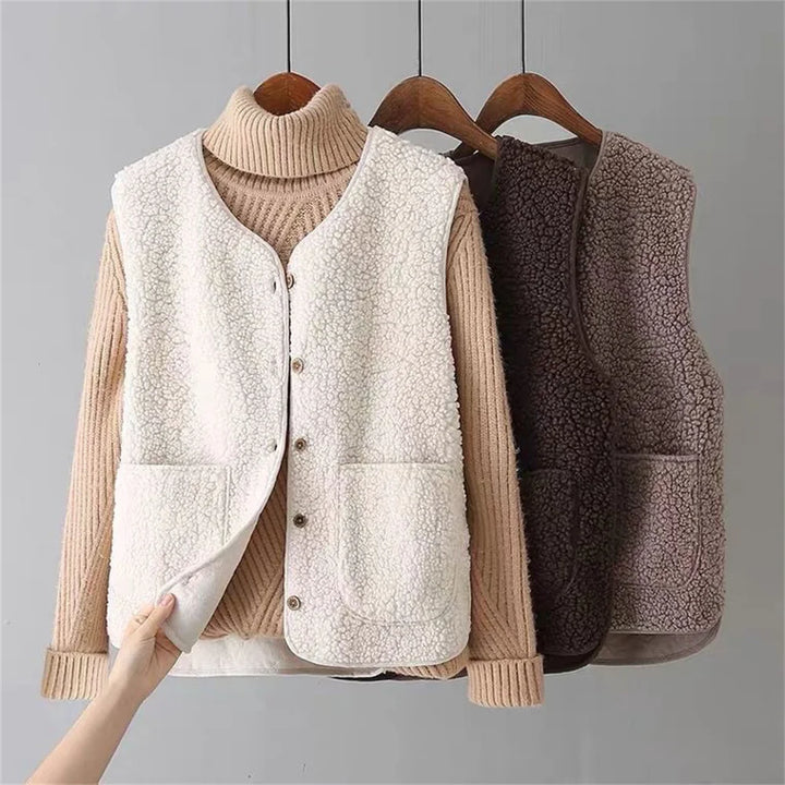 Gilet Mouton Doux | Chaleur Légère & Style Facile