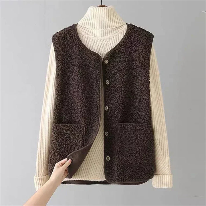 Gilet Mouton Doux | Chaleur Légère & Style Facile