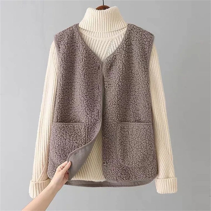 Gilet Mouton Doux | Chaleur Légère & Style Facile