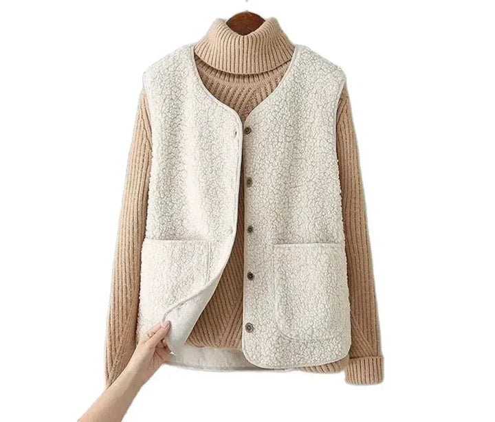 Gilet Mouton Doux | Chaleur Légère & Style Facile