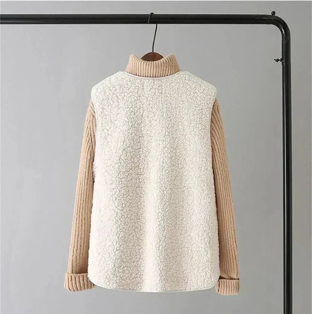 Gilet Mouton Doux | Chaleur Légère & Style Facile