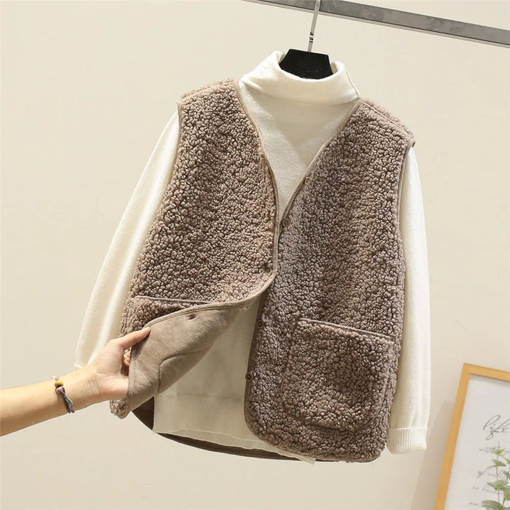 Gilet Mouton Doux | Chaleur Légère & Style Facile