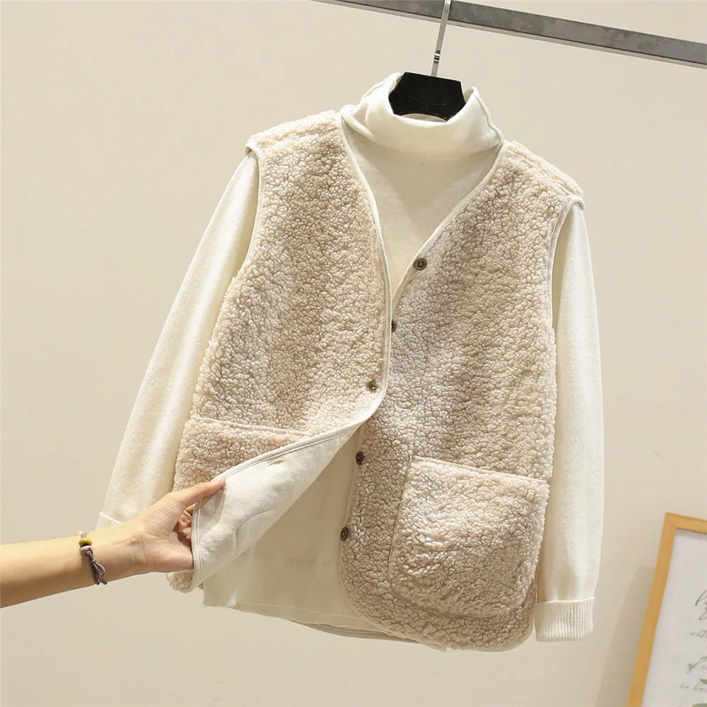 Gilet Mouton Doux | Chaleur Légère & Style Facile