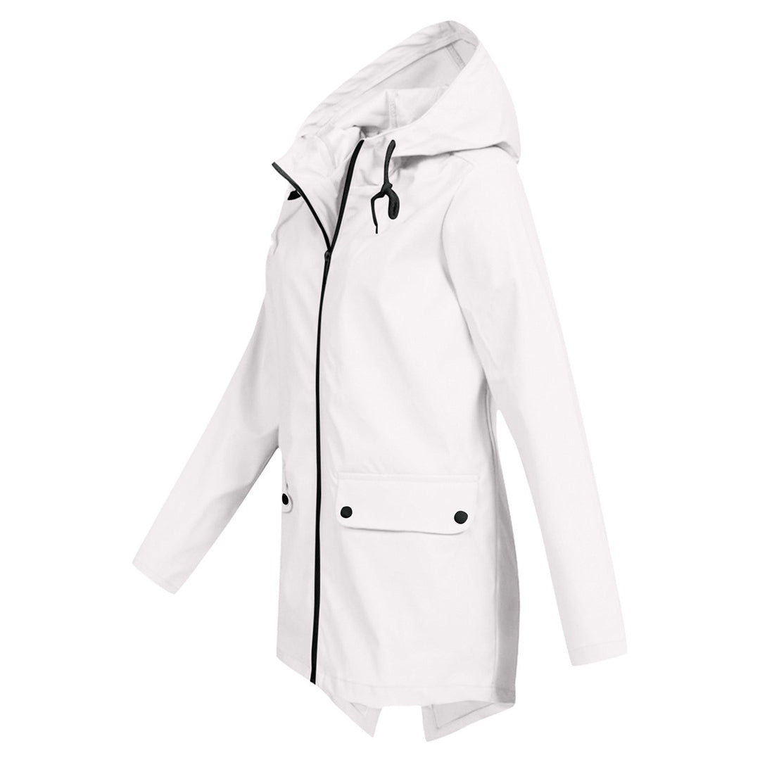 Francy manteau pluie femme long – élégant et déperlant