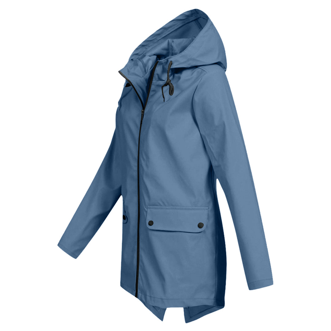 Francy manteau pluie femme long – élégant et déperlant