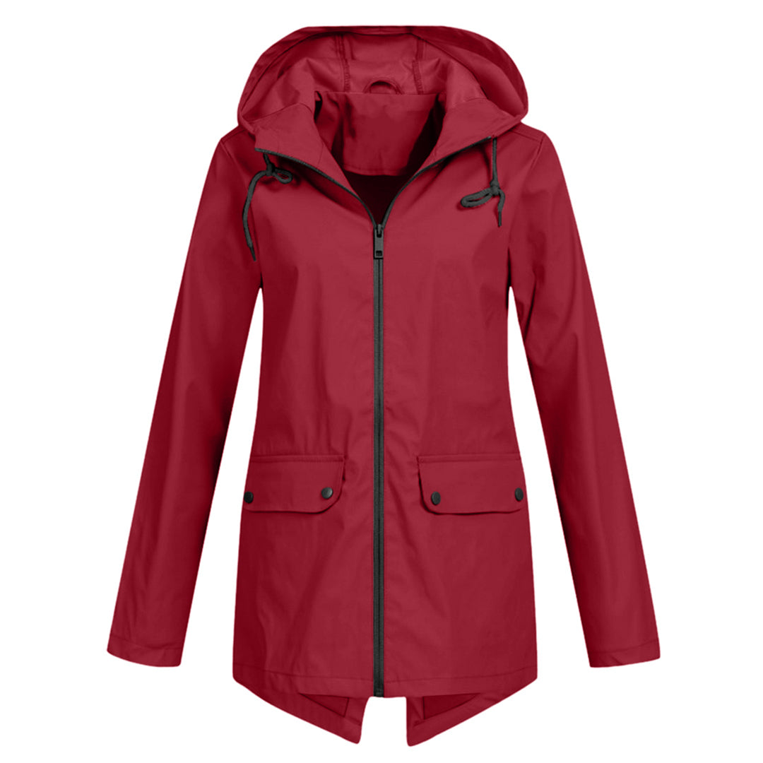 Francy manteau pluie femme long – élégant et déperlant