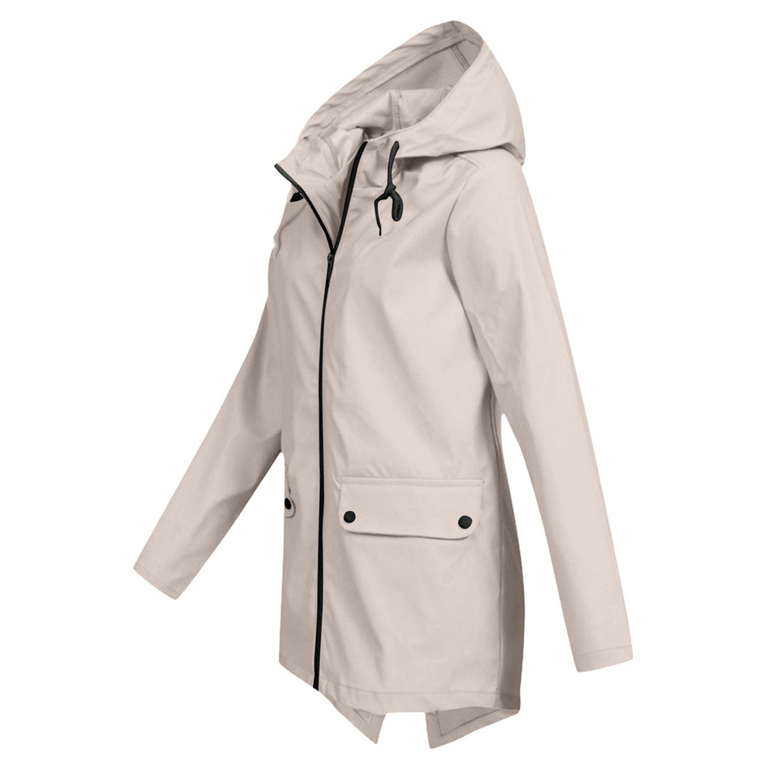 Francy manteau pluie femme long – élégant et déperlant