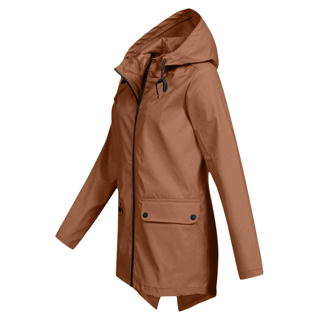 Francy manteau pluie femme long – élégant et déperlant