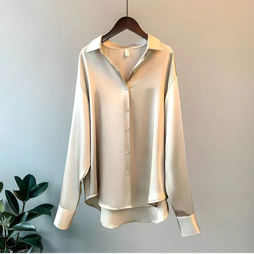 Chemise Luxe en Soie Élégante