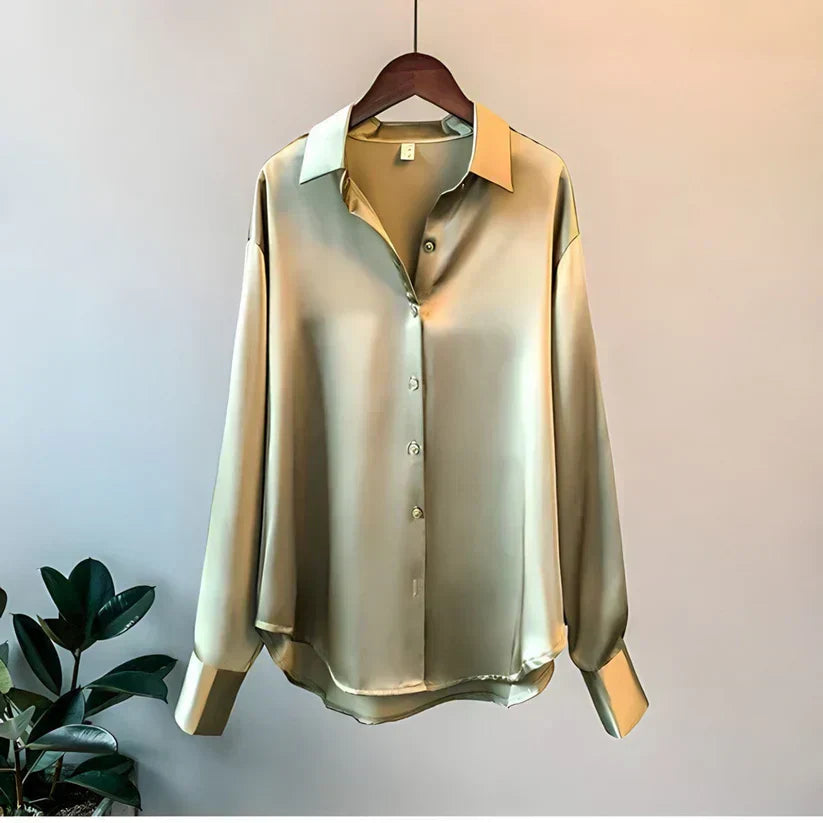 Chemise Luxe en Soie Élégante