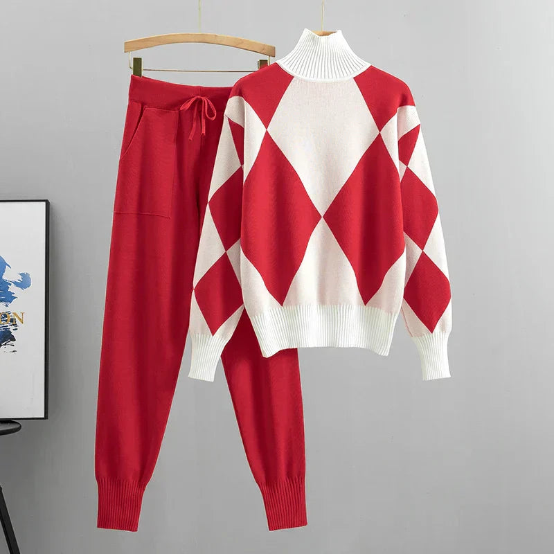Ensemble Tricot Confort : Élégance Chaleureuse Automne Hiver