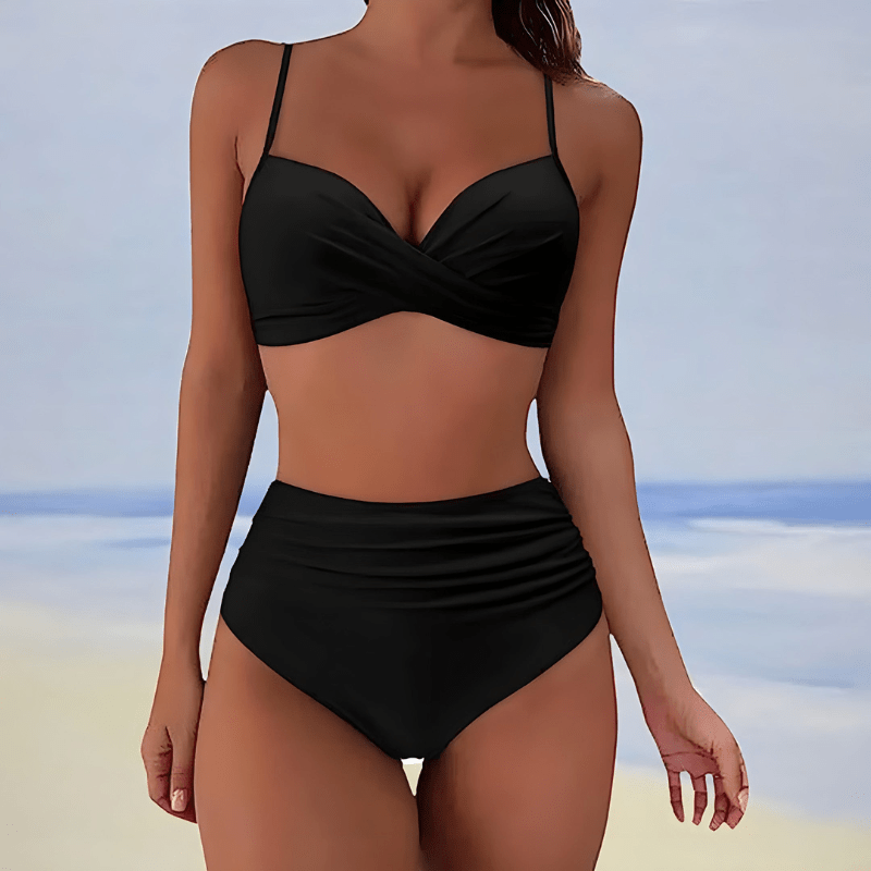 Gisela | Ensemble Bikini Élégant Taille Haute Pour Femme | Deux Pièces - Looksy
