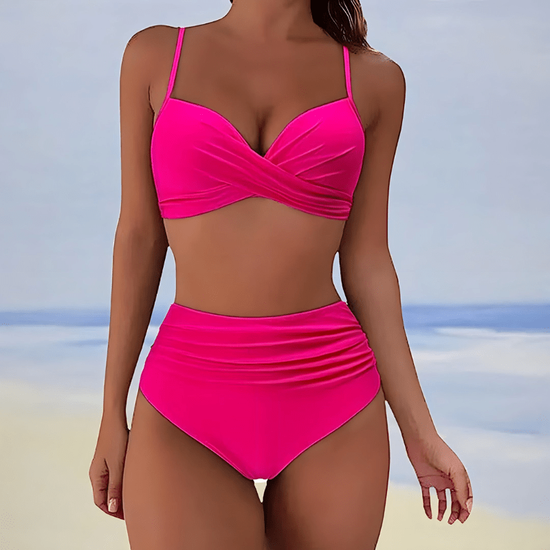 Gisela | Ensemble Bikini Élégant Taille Haute Pour Femme | Deux Pièces - Looksy