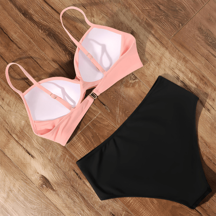 Gisela | Ensemble Bikini Élégant Taille Haute Pour Femme | Deux Pièces - Looksy
