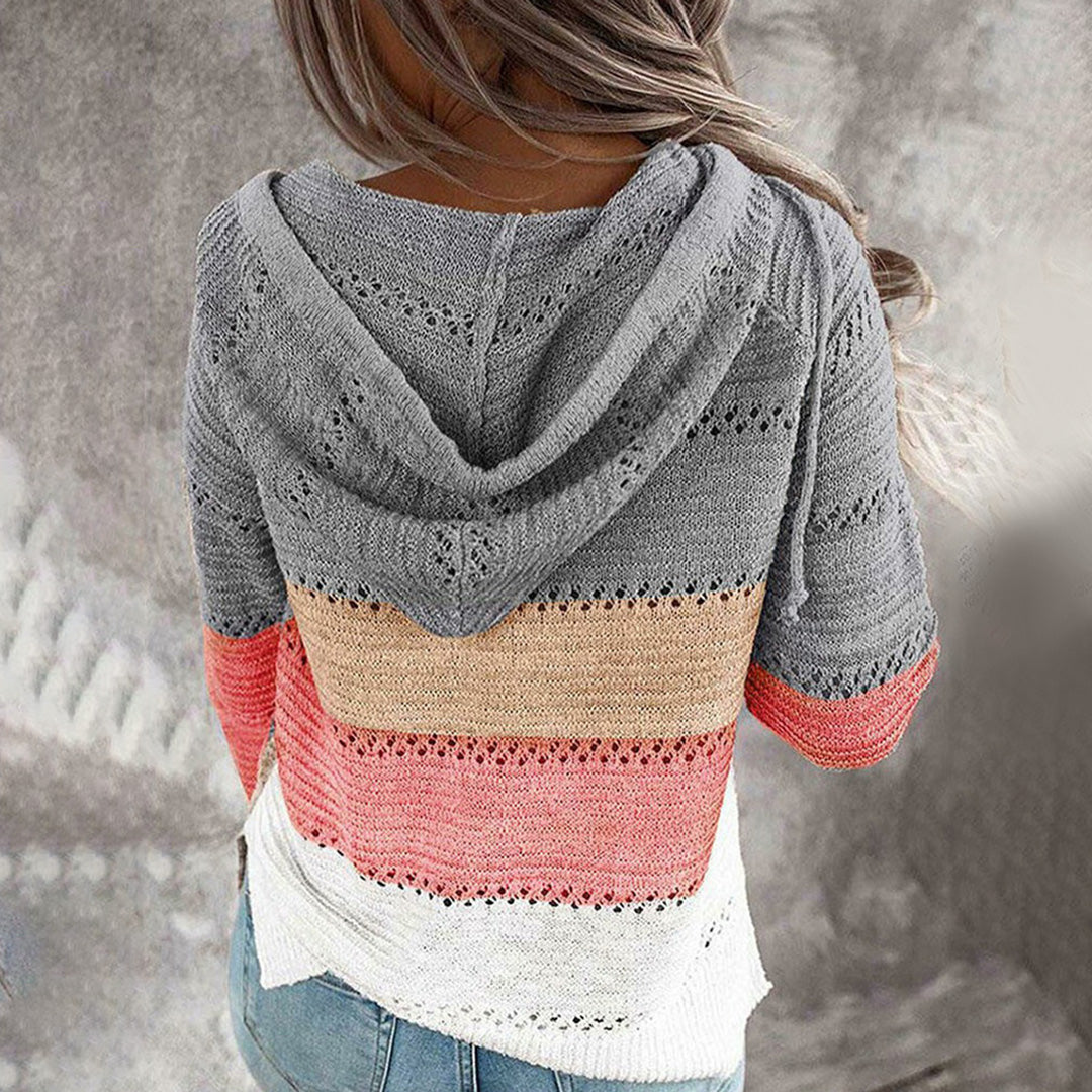 Vera pull femme col V élégant et confortable au quotidien