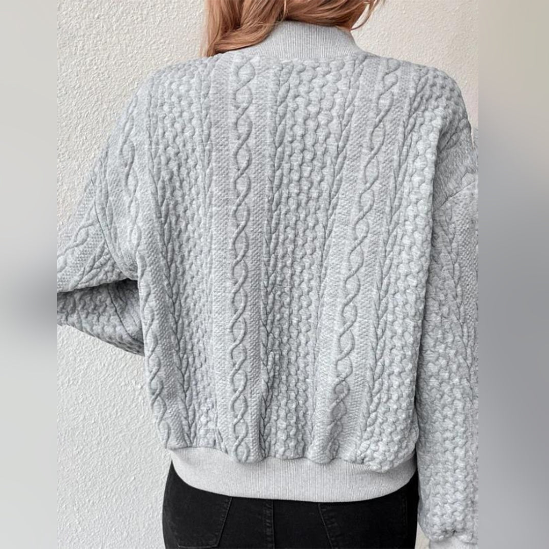 Leona gilet femme en maille tendance, confortable et durable
