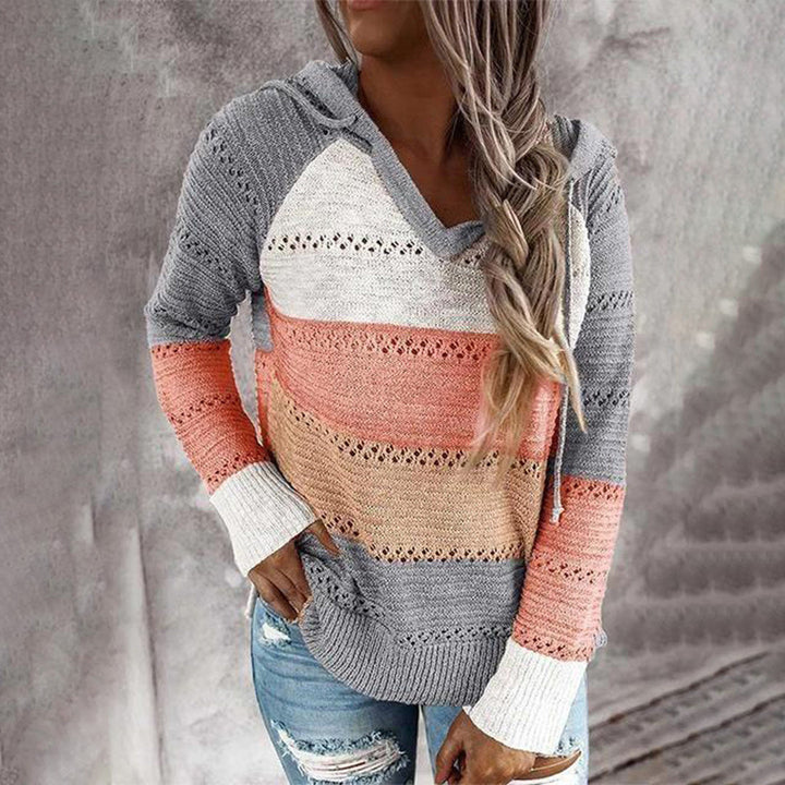 Vera pull femme col V élégant et confortable au quotidien