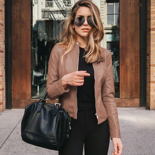 Veste en Cuir Authentique Élégante et Durable