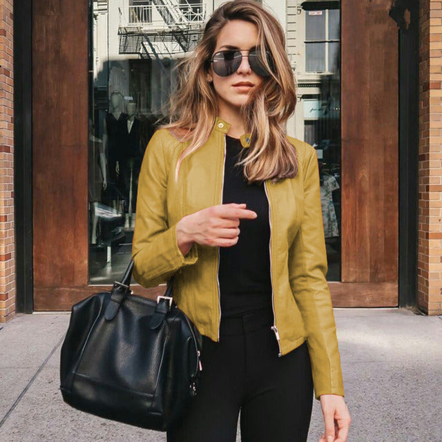 Veste en Cuir Authentique Élégante et Durable