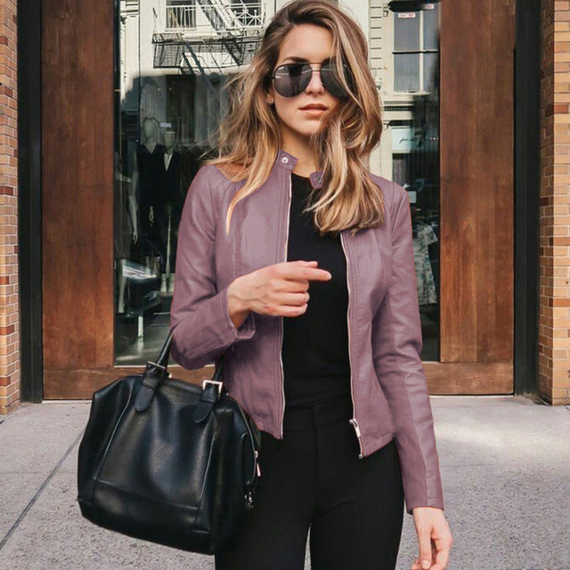 Veste en Cuir Authentique Élégante et Durable